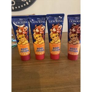 DISNEY LION KING BODY LOTION CITRUS SCENT 3 FL OZ Each. Set Of 4 New & Sealed